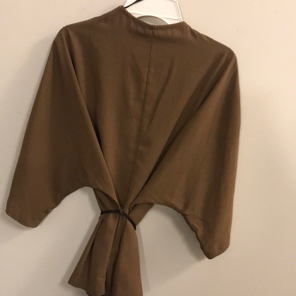 Forever 21 Contemporary Green Kimono- Size Small - Picture 4 of 5